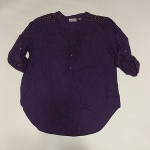 Dark purple shirt